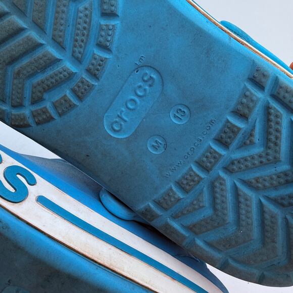 Crocs Men\'s Bayaband Turquoise Blue Clogs Sandals Size 13 main image 3